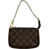 ルイ・ヴィトン LOUIS VUITTON ミニポシェット・アクセソワール N58009 ブラウン ダミエ レディース ポーチ