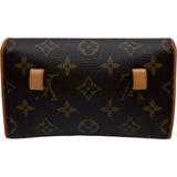 ルイ・ヴィトン LOUIS VUITTON ポシェット・フロランティーヌ M51855 ブラウン モノグラムキャンバス レディース ショルダーバッグ