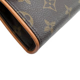 ルイ・ヴィトン LOUIS VUITTON ポシェット・フロランティーヌ M51855 ブラウン モノグラムキャンバス レディース ショルダーバッグ