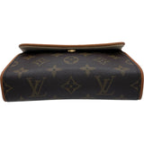 ルイ・ヴィトン LOUIS VUITTON ポシェット・フロランティーヌ M51855 ブラウン モノグラムキャンバス レディース ショルダーバッグ