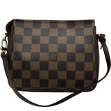 ルイ・ヴィトン LOUIS VUITTON トゥルース・メイクアップ N51982 ブラウン ダミエ レディース ハンドバッグ