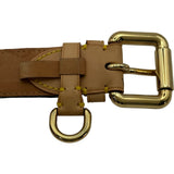 ルイ・ヴィトン LOUIS VUITTON サンチェールベルト 80cm M6921W ブルー デニム レディース ベルト