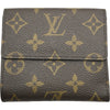 ルイ・ヴィトン LOUIS VUITTON ポルトモネ・ピエ・カルトクレディ M61652 ブラウン モノグラム レディース 三つ折り財布