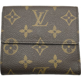 ルイ・ヴィトン LOUIS VUITTON ポルトモネ・ピエ・カルトクレディ M61652 ブラウン モノグラム レディース 三つ折り財布
