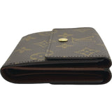 ルイ・ヴィトン LOUIS VUITTON ポルトモネ・ピエ・カルトクレディ M61652 ブラウン モノグラム レディース 三つ折り財布