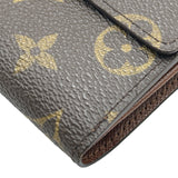 ルイ・ヴィトン LOUIS VUITTON ポルトモネ・ピエ・カルトクレディ M61652 ブラウン モノグラム レディース 三つ折り財布