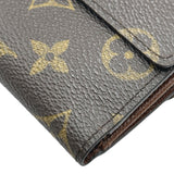 ルイ・ヴィトン LOUIS VUITTON ポルトモネ・ピエ・カルトクレディ M61652 ブラウン モノグラム レディース 三つ折り財布