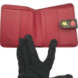 ルイ・ヴィトン LOUIS VUITTON コンパクトジップ M95005 ブラウン モノグラム/チェリー レディース 二つ折り財布