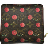 ルイ・ヴィトン LOUIS VUITTON コンパクトジップ M95005 ブラウン モノグラム/チェリー レディース 二つ折り財布