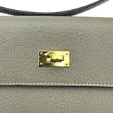 エルメス HERMES ケリートゥーゴー U刻 エトゥープ ゴールド金具 シェーブル レディース ショルダーバッグ