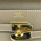 エルメス HERMES ケリートゥーゴー U刻 エトゥープ ゴールド金具 シェーブル レディース ショルダーバッグ