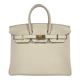 エルメス HERMES バーキン25 K刻印　(2025年製) クレ ゴールド金具 トゴ レディース ハンドバッグ