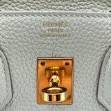エルメス HERMES バーキン25 Y刻 クレ ゴールド金具 トゴ レディース ハンドバッグ