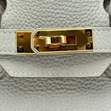 エルメス HERMES バーキン25 Y刻 クレ ゴールド金具 トゴ レディース ハンドバッグ