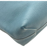 エルメス HERMES ドゥブルセンス45 ▢Q刻 コルヴェール/ターコイズ トリヨン メンズ トートバッグ