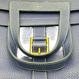 エルメス HERMES アルザン31 C刻 ブルーサフィール ゴールド金具 トリヨン レディース ショルダーバッグ