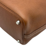 エルメス HERMES ピコタンロックPM エクラ Y刻 ゴールド/ナタ シルバー金具 トリヨン レディース ハンドバッグ