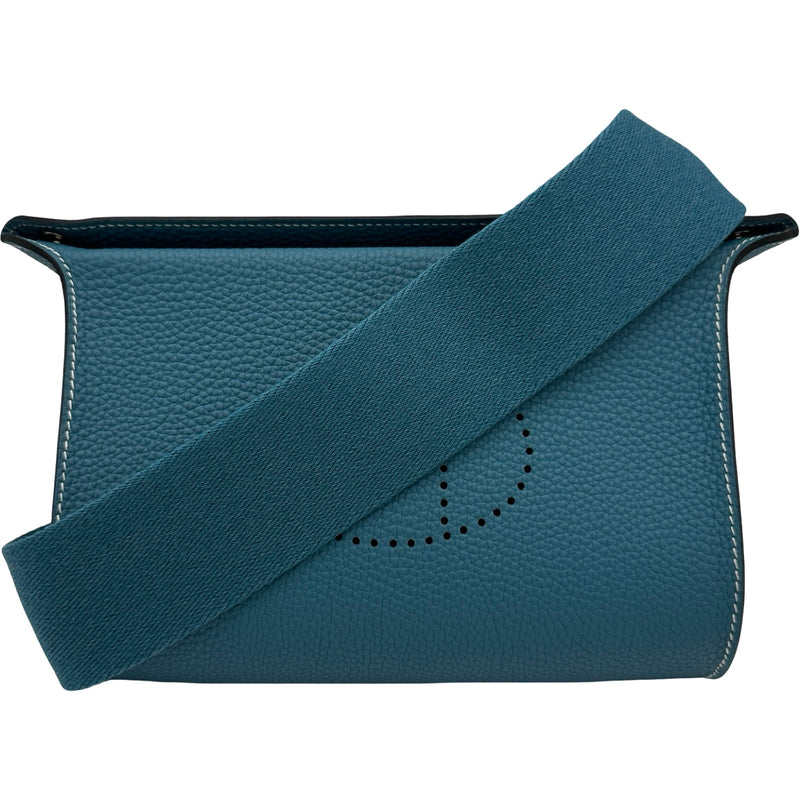 エルメス HERMES ヴィドポッシュ B刻 ブルージーン シルバー金具 トゴ レディース ショルダーバッグ エルメス HERMES ヴィドポッシュ B刻 ブルージーン シルバー金具 トゴ