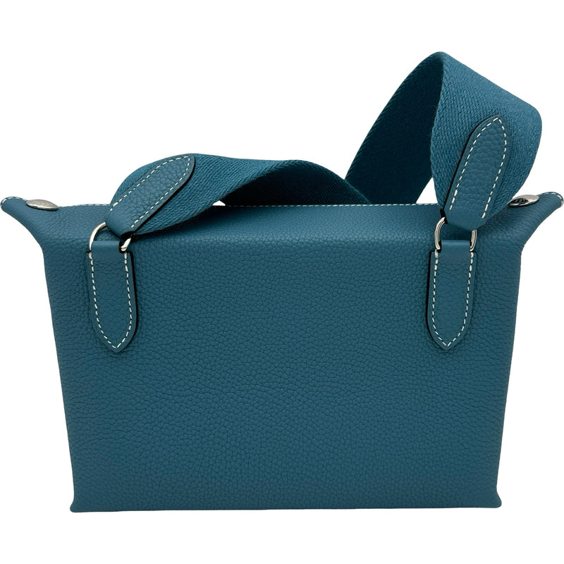 エルメス HERMES ヴィドポッシュ B刻 ブルージーン シルバー金具 トゴ レディース ショルダーバッグ エルメス HERMES ヴィドポッシュ B刻 ブルージーン シルバー金具 トゴ
