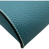 エルメス HERMES ヴィドポッシュ B刻 ブルージーン シルバー金具 トゴ レディース ショルダーバッグ