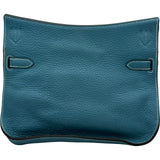 エルメス HERMES ジプシエール28 □O刻 ブルージーン トリヨン レディース ショルダーバッグ