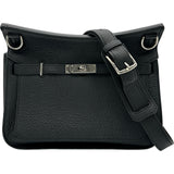 エルメス HERMES ジプシエール28 □N刻 ブラック シルバー金具 トリヨン レディース ショルダーバッグ