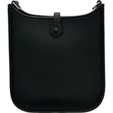 エルメス HERMES エヴリンTPM W刻 ブラック シルバー金具 トリヨン レディース ショルダーバッグ