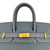 エルメス HERMES バーキン25 B刻 ブルードプリュス ゴールド金具 トゴ レディース ハンドバッグ