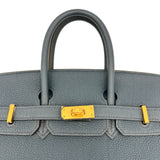 エルメス HERMES バーキン25 B刻 ブルードプリュス ゴールド金具 トゴ レディース ハンドバッグ