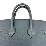 エルメス HERMES バーキン25 B刻 ブルードプリュス ゴールド金具 トゴ レディース ハンドバッグ