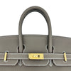 エルメス HERMES バーキン25 W刻印　(2024年製) エトゥープ ゴールド金具 トゴ レディース ハンドバッグ
