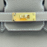 エルメス HERMES バーキン25 W刻印　(2024年製) エトゥープ ゴールド金具 トゴ レディース ハンドバッグ