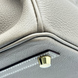 エルメス HERMES バーキン25 W刻印　(2024年製) エトゥープ ゴールド金具 トゴ レディース ハンドバッグ