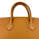 エルメス HERMES バーキン35 K刻印(2025年製) ゴールド シルバー金具 トゴ レディース ハンドバッグ