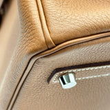 エルメス HERMES バーキン35 K刻印(2025年製) ゴールド シルバー金具 トゴ レディース ハンドバッグ