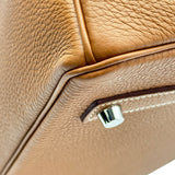 エルメス HERMES バーキン35 K刻印(2025年製) ゴールド シルバー金具 トゴ レディース ハンドバッグ