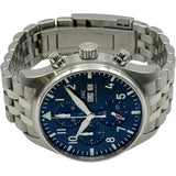 インターナショナルウォッチカンパニー IWC パイロットウォッチ クロノグラフ IW378004 ブルー ステンレススチール 自動巻き メンズ 腕時計