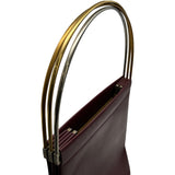 カルティエ Cartier トリニティハンドバッグ L1002477 ボルドー ラムスキン レディース ハンドバッグ