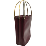 カルティエ Cartier トリニティハンドバッグ L1002477 ボルドー ラムスキン レディース ハンドバッグ