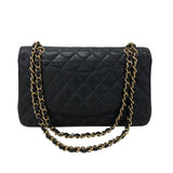 シャネル CHANEL マトラッセ25 A01112 ブラック ゴールド金具 キャビアスキン レディース ショルダーバッグ