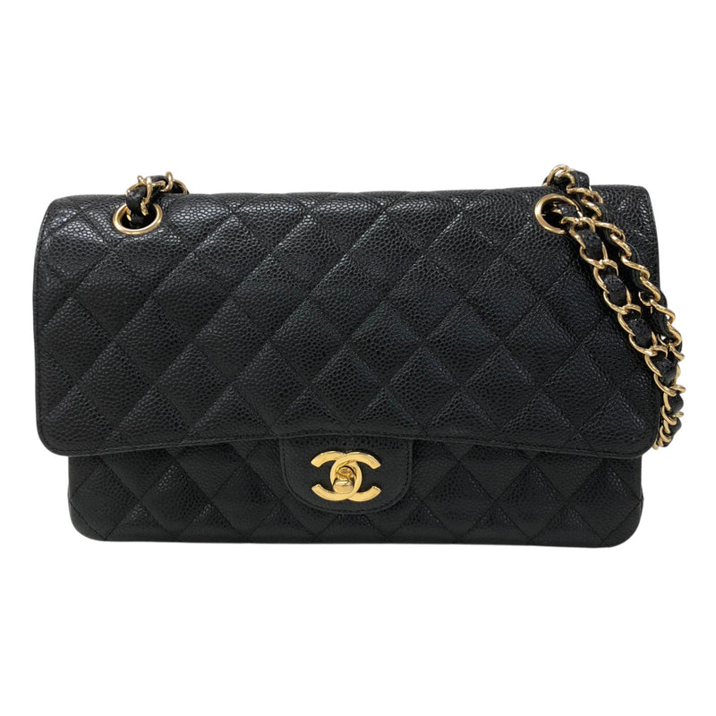 シャネル CHANEL マトラッセ25 A01112 ブラック ゴールド金具 キャビア