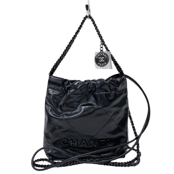 シャネル CHANEL CHANEL22 ミニバッグ AS3980 ブラック ブラック金具