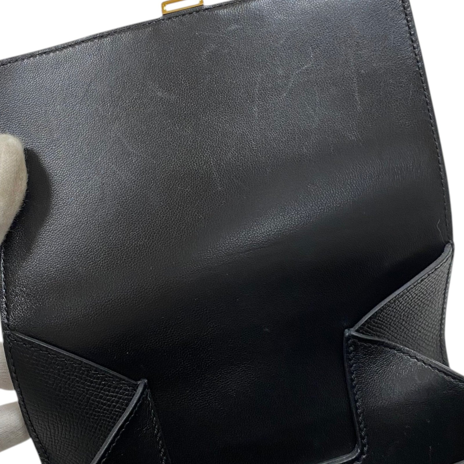エルメス HERMES デッラカヴァッレリア ミニ W刻 ブラック ゴールド金具 エプソン レディース ショルダーバッグ エルメス HERMES デッラカヴァッレリア ミニ W刻 ブラック ゴールド