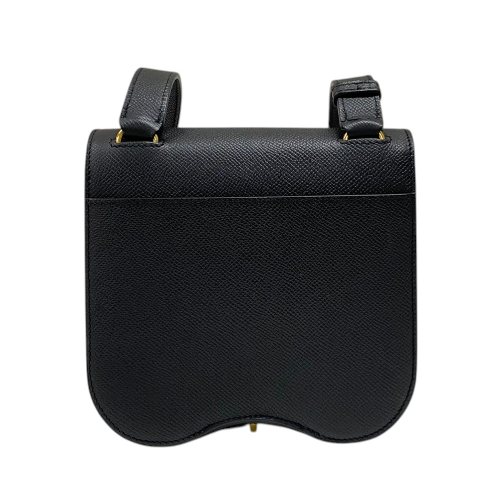 エルメス HERMES デッラカヴァッレリア ミニ W刻 ブラック ゴールド