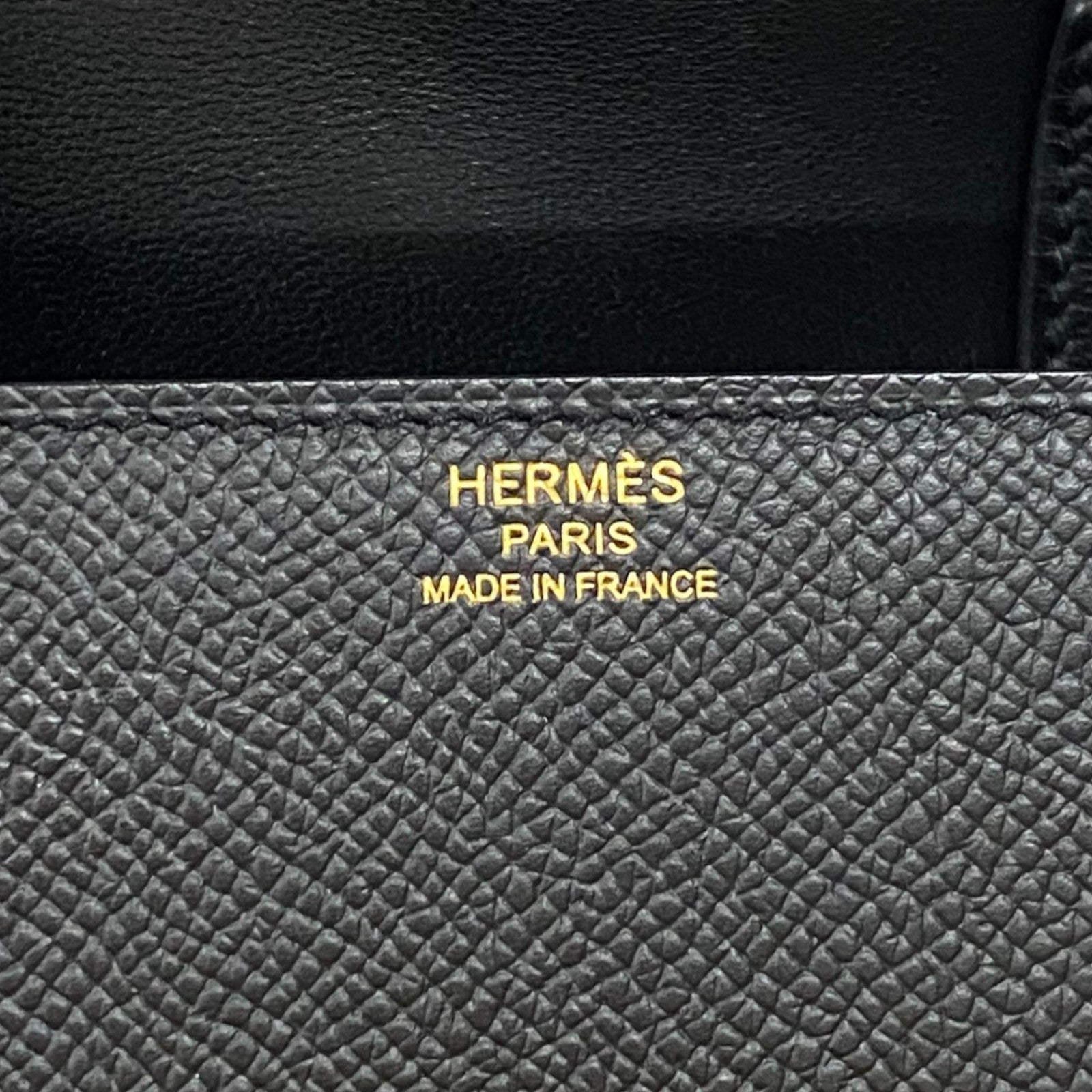 エルメス HERMES デッラカヴァッレリア ミニ W刻 ブラック ゴールド