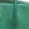 エルメス HERMES ボリード31 〇Z刻 グリーン×ゴールド金具 クシュベル/バンブー ハンドバッグ