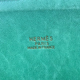 エルメス HERMES ボリード31 〇Z刻 グリーン×ゴールド金具 クシュベル/バンブー ハンドバッグ