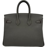 エルメス HERMES バーキン25 U刻印 エタン ゴールド金具 トゴ レディース ハンドバッグ