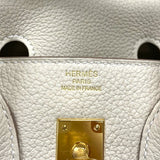 エルメス HERMES バーキン25 K刻 クレ ゴールド金具 トゴ レディース ハンドバッグ