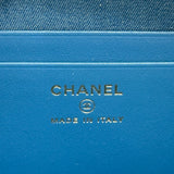 シャネル CHANEL マトラッセ パールクラッシュ カメラバッグ AP2463 31番台 ブルー デニム レディース ショルダーバッグ